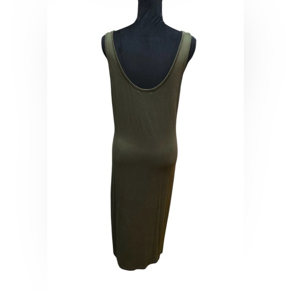 Amore All Olive Sleeveless Midi Dress - Picture 2 of 3